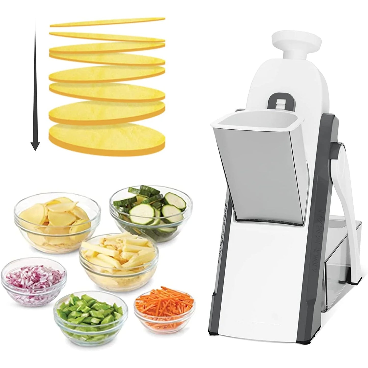 Manual vegetable slicer