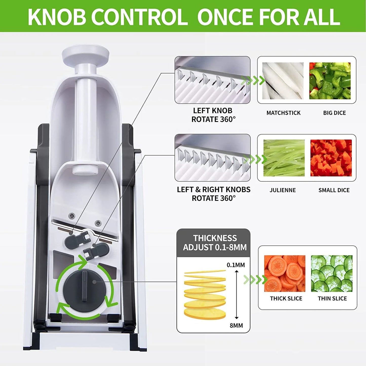 Manual vegetable slicer