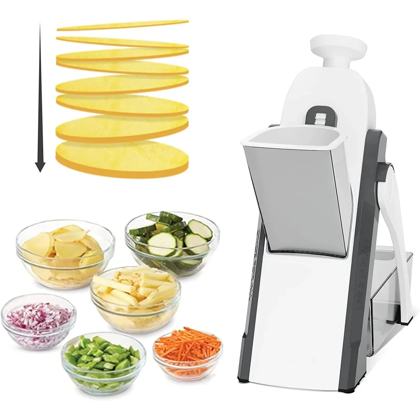 Manual vegetable slicer