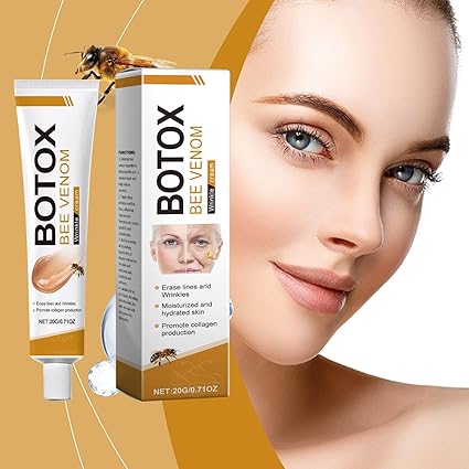 OUHOE Bee Venom Anti-Wrinkle Cream – Botulinum Effect Face Moisturizer for Firming, Hydration & Fine Line Reduction (20g)